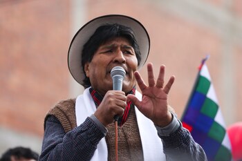 Evo Morales encabeza el cuarto