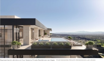 O Four Seasons Private Residences Las Vegas está localizado em MacDonald Highlands, conhecido como