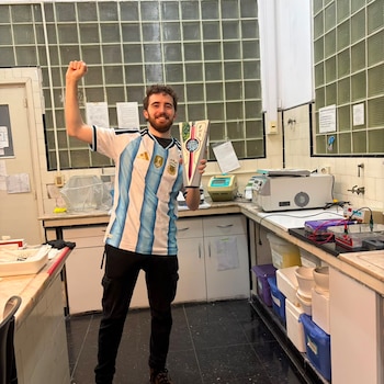 Franco es licenciado en Biotecnología y becario doctoral del CONICET