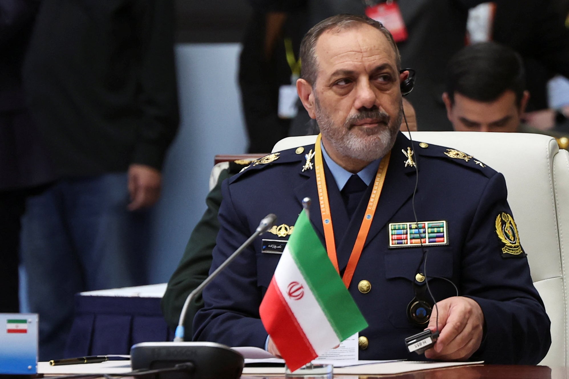 El ministro de Defensa iraní, Aziz Nasirzadeh (REUTERS/Florence Lo)