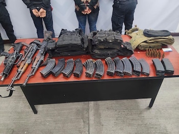 Los indicios asegurados
(SSP Chiapas)