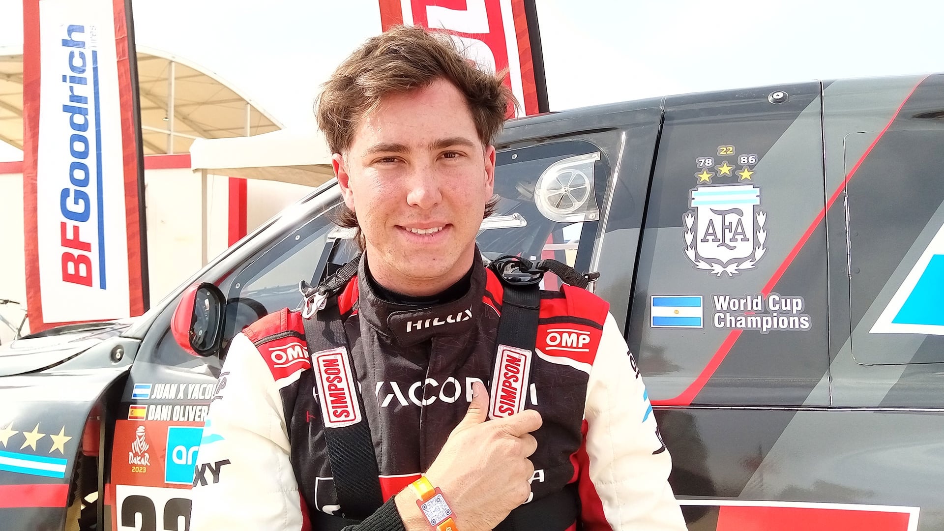 Juan Cruz Yacopini, que fue campeón del Mundial de Bajas 2025, sufrió un grave accidente días antes de viajar al Rally Dakar