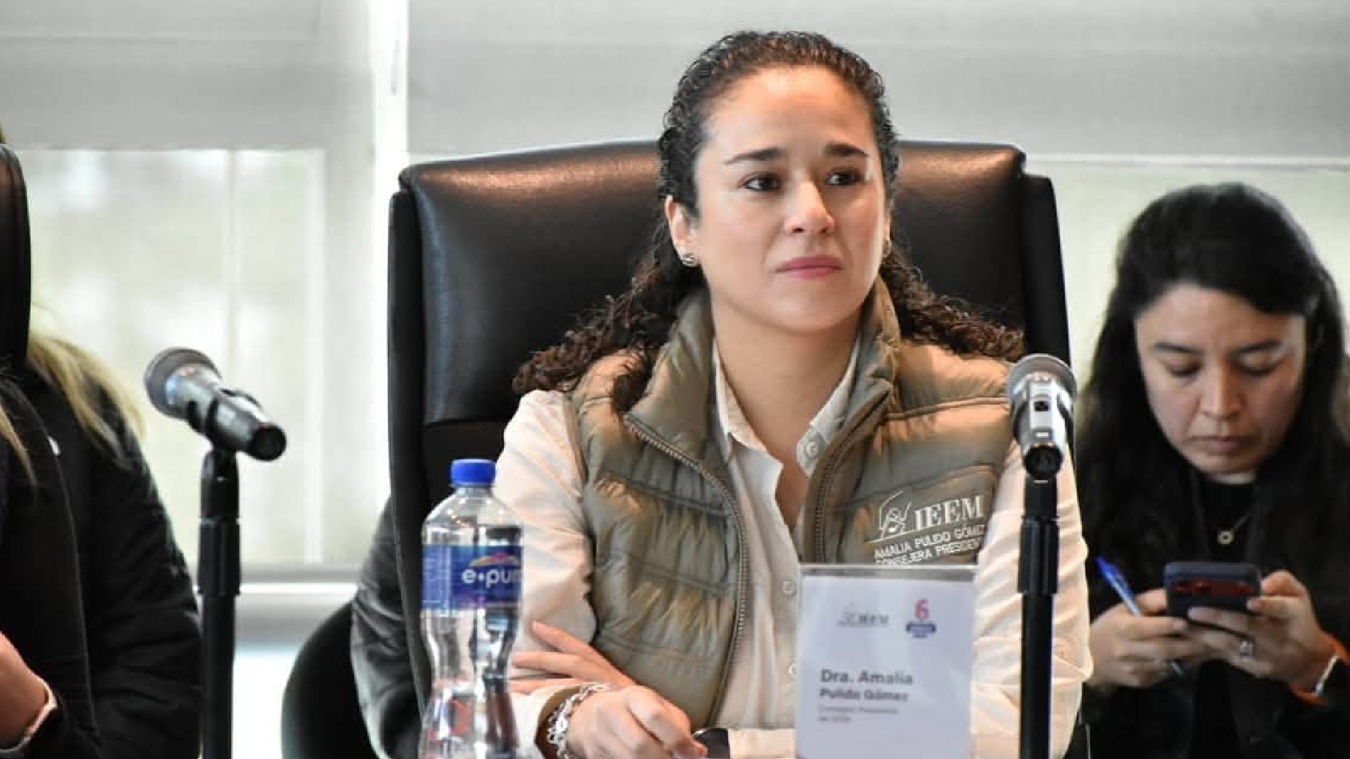 Amalia Pulido consejera presidenta del IEEM (Amalia Pulido/FB)