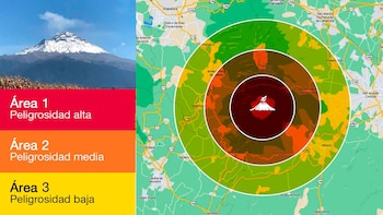 Actualmente, el volcán Popocatépetl se