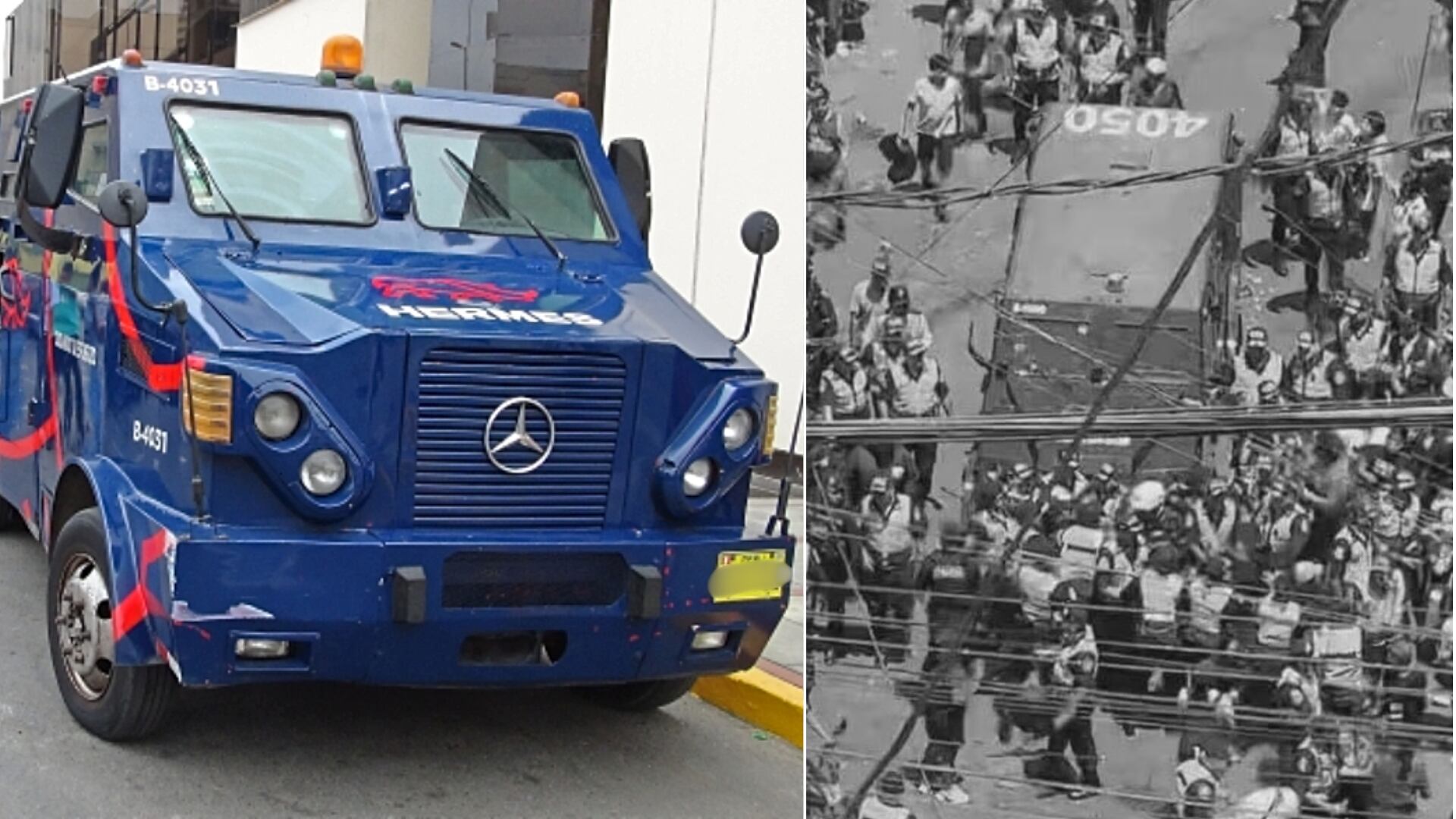 Fiscalía solicita restricciones para conductor de camión blindado por atropello de menor en Gamarra. Foto: Composición Infobae Perú