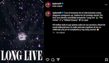 La estrella pop anunció el