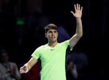 Alcaraz en su último partido