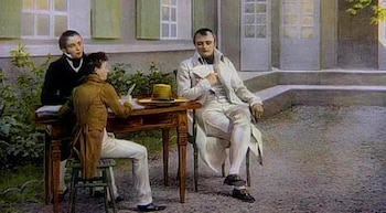 Napoleón dictando sus memorias a