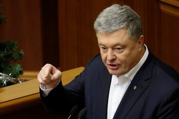 El ex presidente de Ucrania, Petro Poroshenko