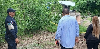 Autoridades se trasladaron al lugar, donde se emitió el oficio respectivo por la presunta comisión del delito de maltrato animal. (PN)