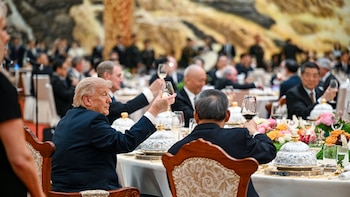 ¿Qué cenaron Trump y Xi?