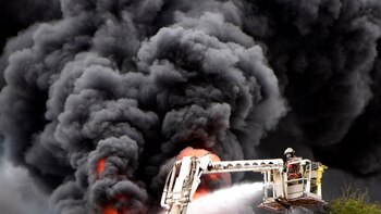 El trabajo de los bomberos