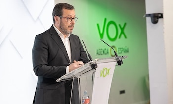 20/07/2026 El portavoz nacional de Vox, José Antonio Fúster, en rueda de prensa a 20 de julio de 2026
POLÍTICA
VOX