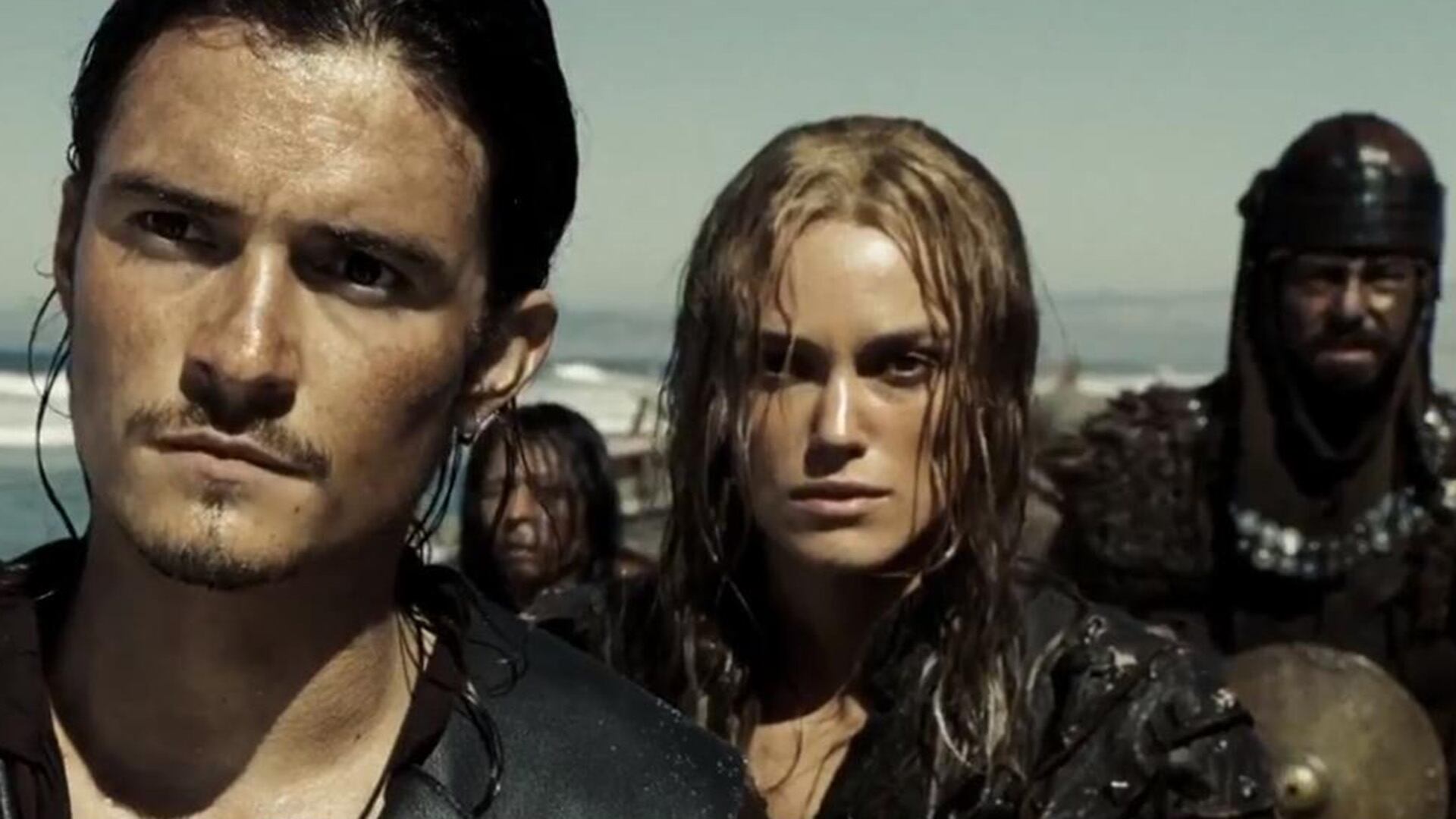 Keira Knightley y Orlando Bloom se despidieron de la saga tras la batalla final (foto: IMDb)