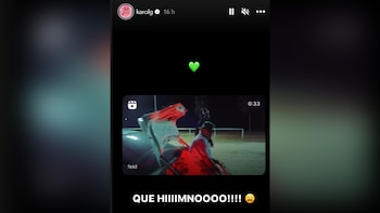 La cantante colombiana sorprendió con