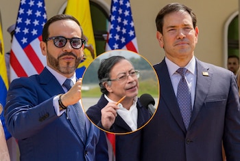 El presidente de Colombia, Abelardo de la Espriella, abordó un tema clave con el secretario de Estado de Estados Unidos, Marco Rubio: la lucha contra el narcoterrorismo, que afecta a ambas naciones. Advirtió sobre malas decisiones en la materia por parte del Gobierno Petro - crédito Joel González/Presidencia/Flickr y Presidencia de Colombia
