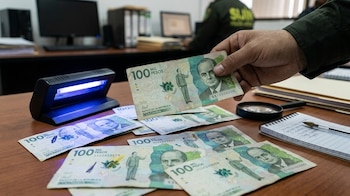 Hallan $ 290 millones en billetes falsos y droga en un apartamento de Villa Campestre - crédito VisualesIA Infobae