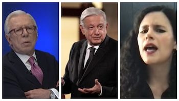 Luisa María Alcalde, AMLO, López-Dóriga -México- 15 agosto