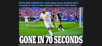Con gol de Ismael Saibari, el cuadro de Steve Clarke quedó con 3 puntos en el grupo C del Mundial 2026, mientras que Marruecos y Brasil quedaron como líderes-crédito Daily Mail