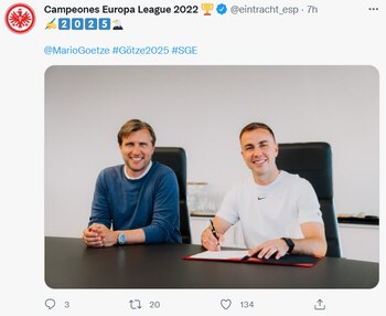 Eintracht Frankfurt le dio la