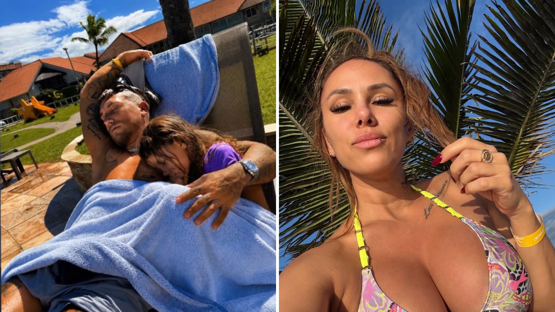 El Polaco y Barby Silenzi disfrutan de unas vacaciones familiares en Brasil