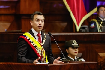 El presidente de Ecuador, Daniel
