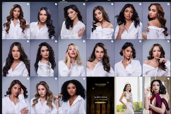 15 departamentos, una sola nación y un hito histórico (Cortesía Miss Universo El Salvador).