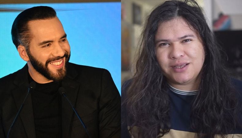 Hondureño se viraliza en tik tok por hacer un retrato de Nayib Bukele con un compás