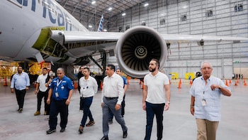 Bukele inaugura en El Salvador el mayor centro de mantenimiento aeronáutico del mundo