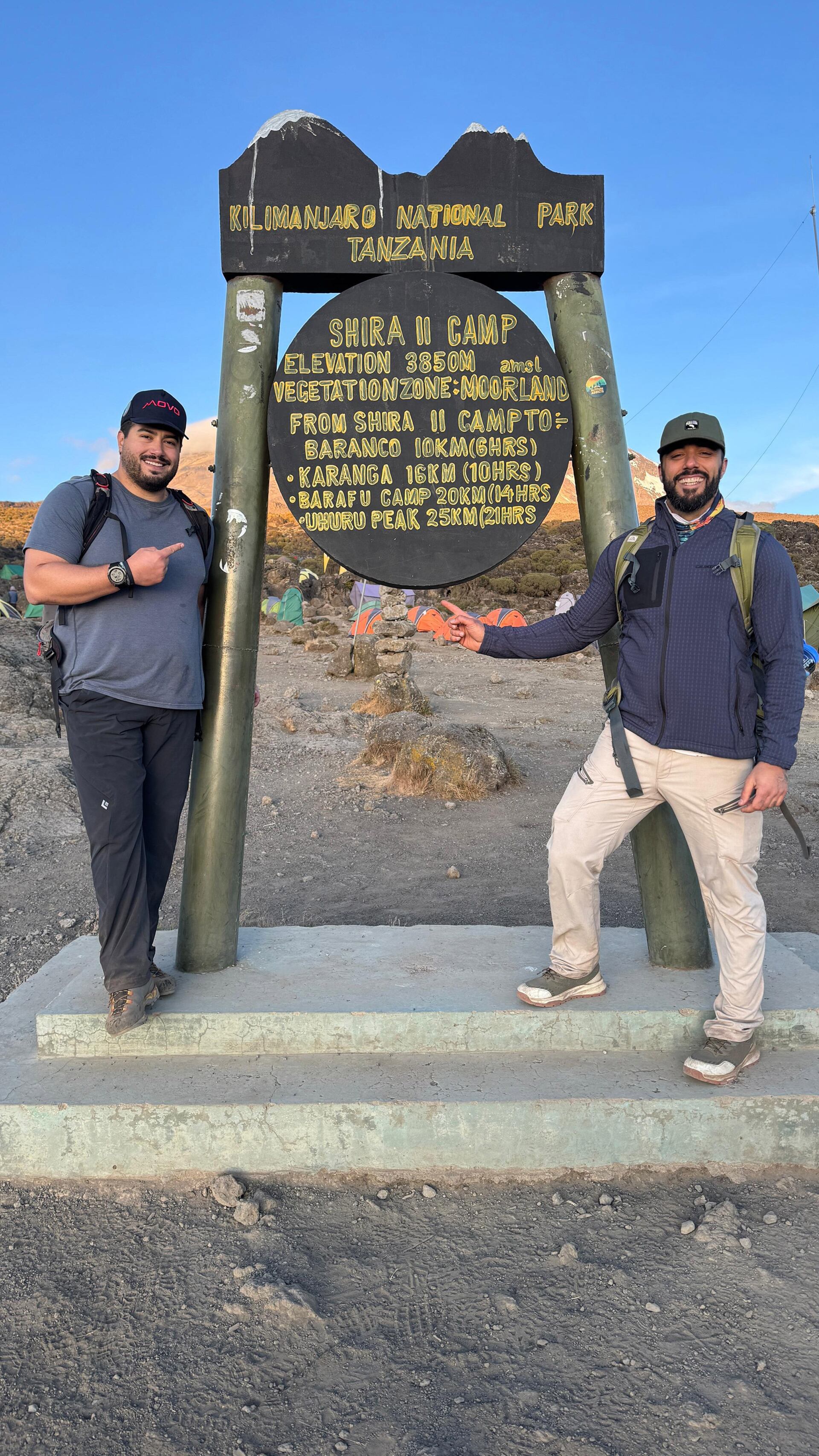 En la base del Kilimanjaro