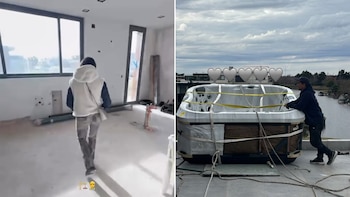 La empresaria mostró la instalación