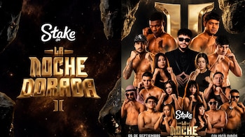 ‘La Noche Dorada 2′: Así fue la presentación de los influencers y streamers en el evento de pelea de El Zeein