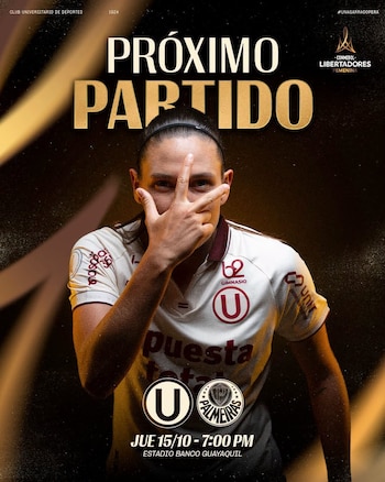 Universitario debuta ante Palmeiras en el Grupo B de la Copa Libertadores Femenina 2026.