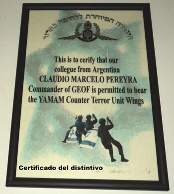El certificado israelí que le