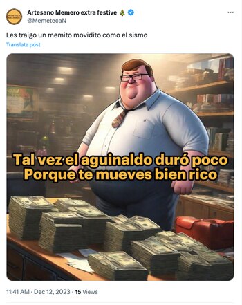 Captura de pantalla: X.