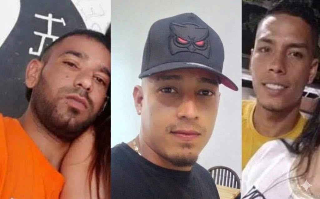 Según redes sociales, estas tres personas: Diego Alejandro Manrique Guerrero, Jeferson Andrés Montoya Rendón y Julián David Gutiérrez López, de 33 años. Serían las víctimas de la masacre en Cartago - crédito Ventas Cartago Valle / Facebook