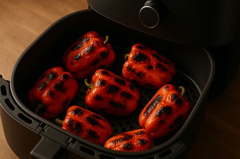 La receta de pimientos asados