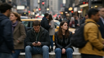 Rodeados de gente, pero solos: