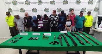 Dentro de los capturados, se