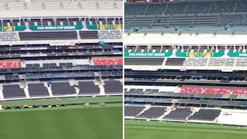 A menos de un mes del inicio del torneo, el recinto muestra detalles alusivos al evento internacional más importante del futbol.