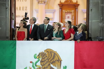 Grito de Independencia del gobernador de Puebla, Alejandro Armenta