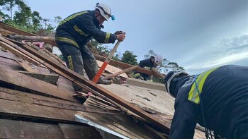 Deslizamiento de tierra en Caldas
