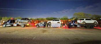 Tres vehículos fueron asegurados en