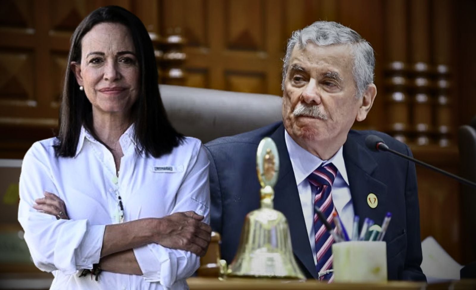 Fernando Rospigliosi destacó el ejemplo de la dirigente venezolana en defensa de la democracia.