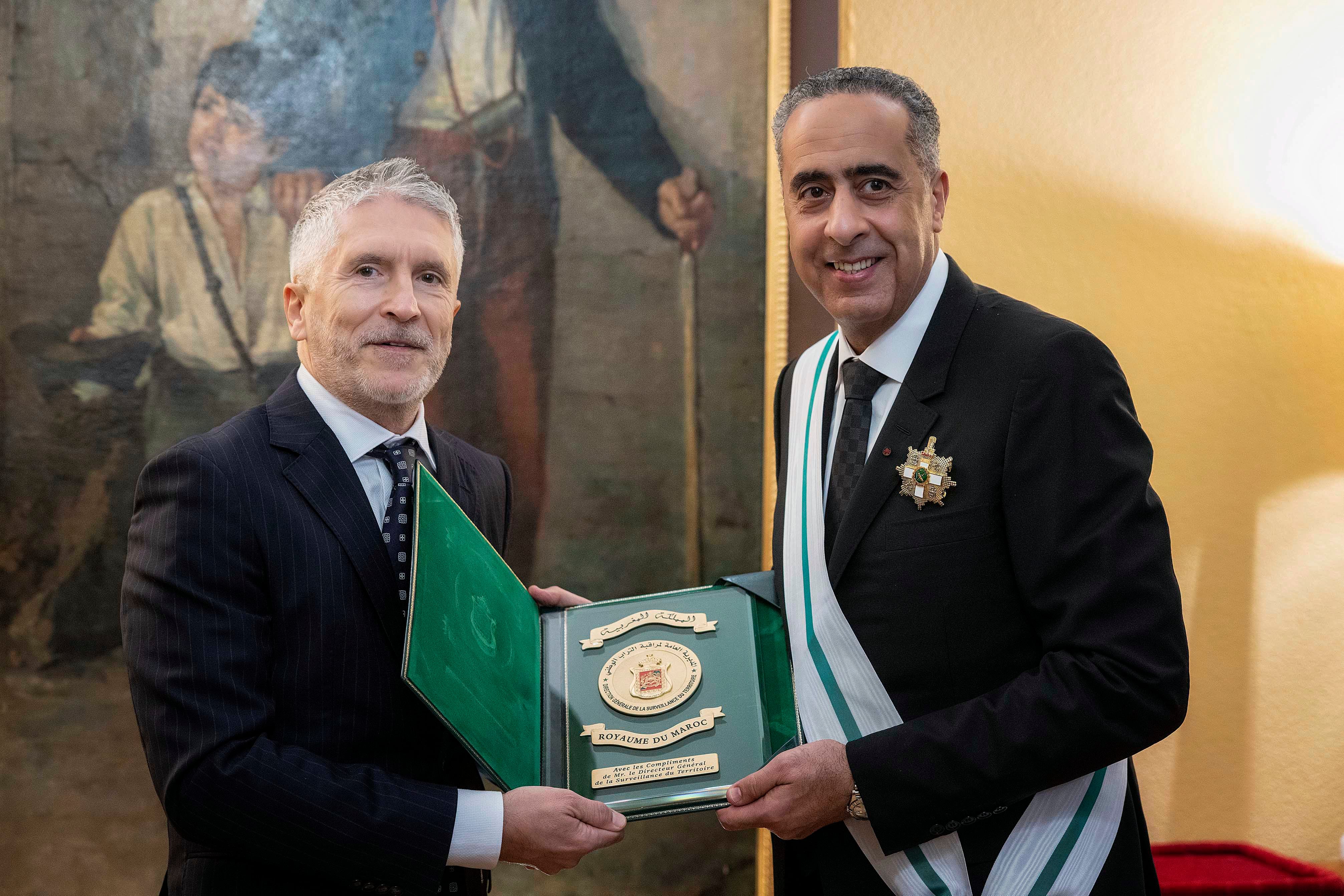 Abdellatif Hammouchi recibe medalla de Grande-Marlaska (Ministerio del Interior)