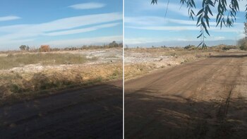 La calle del frente de