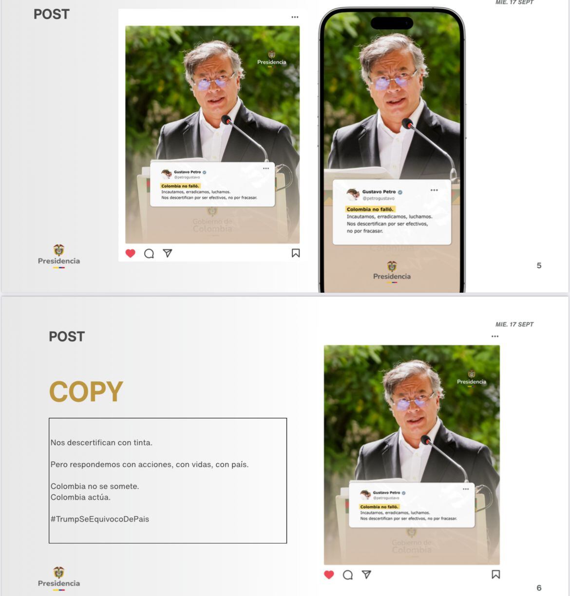 El plan contempla campañas en redes sociales como Facebook, Instagram y TikTok - crédito Presidencia