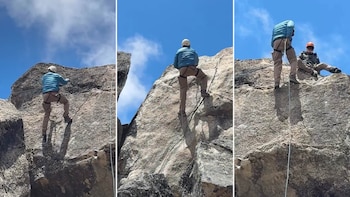 Facundo Arana mostró cómo se entrena para escalar una montaña de 6800 metros: la emotiva conexión con su padre