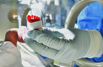 Fotografía de archivo de un recién nacido en la incubadora de un hospital. EFE/ Jorge Núñez