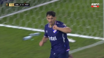 Gol de Maximiliano Silvera tras desatención defensiva en Universitario vs Nacional por Copa Libertadores 2026